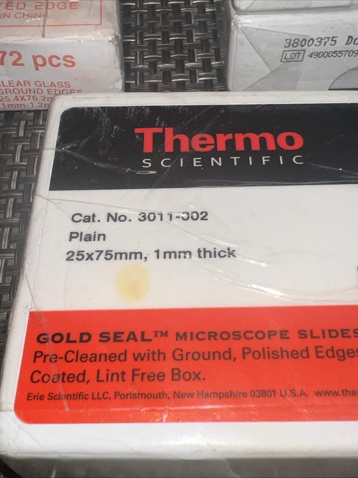 5 BOXES! BULK— Variety! Jovet Leica Basix Thermo Microscope Slides —NEW