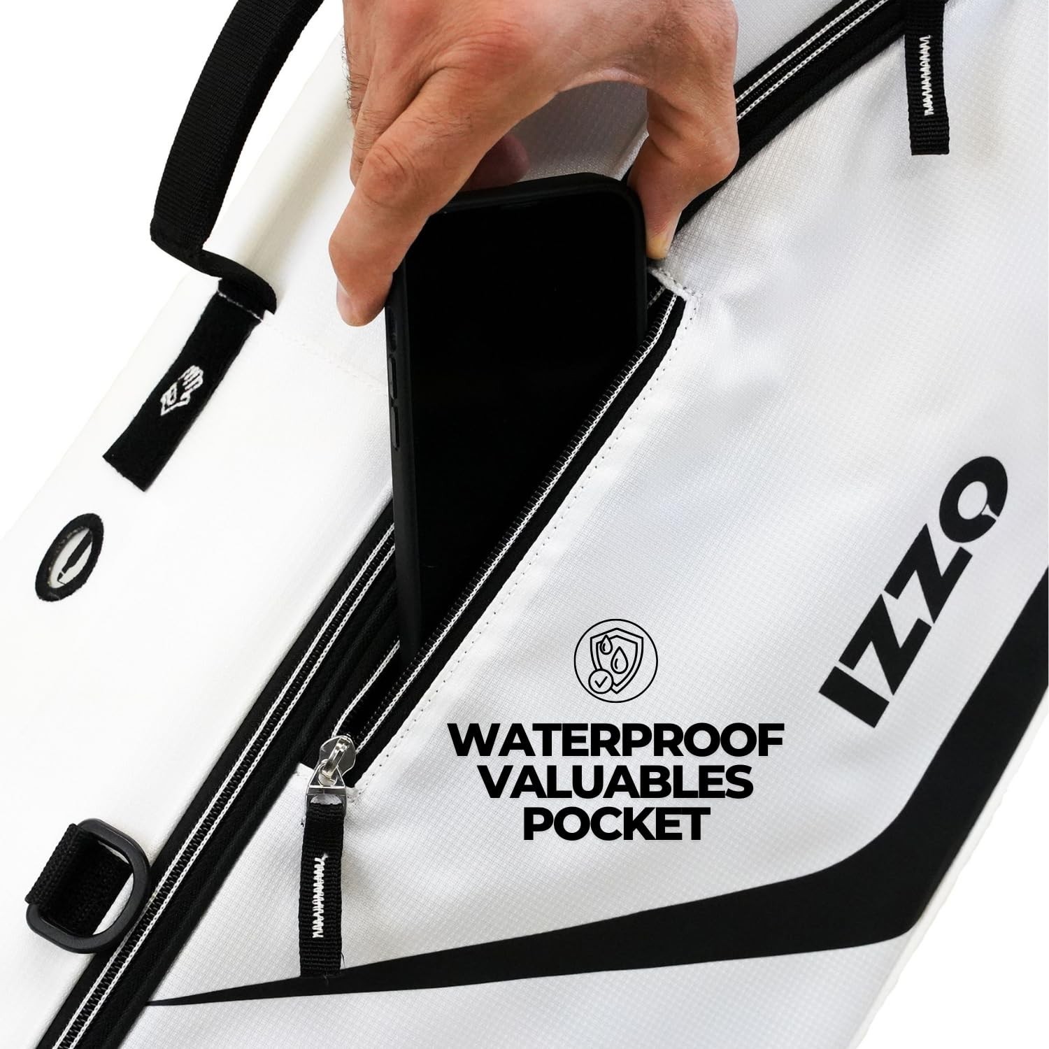 Izzo Ultra Lite Golf Stand Bag White