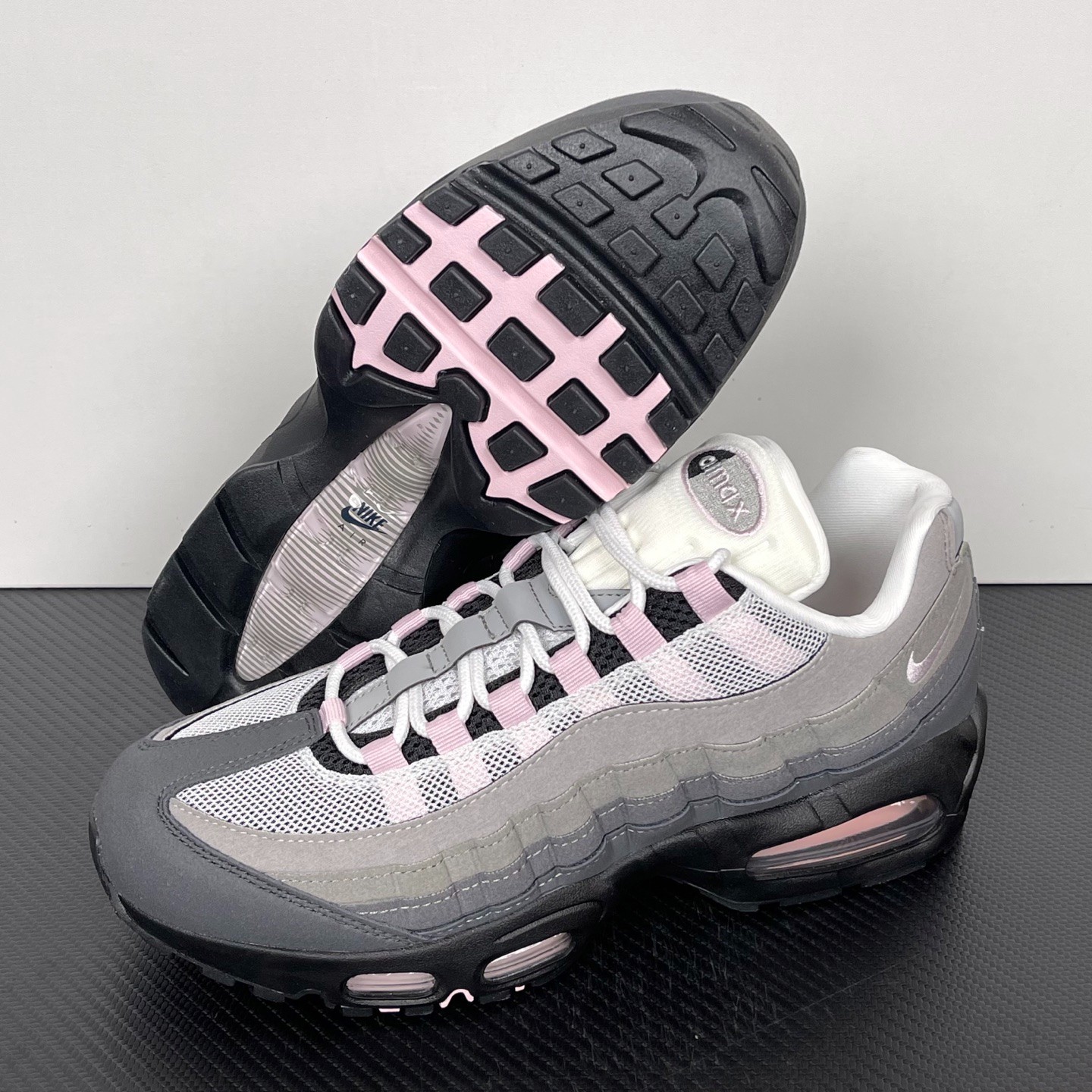 Nike Air Max 95 "Pink Gradient" DH8015-008 men's Grey Pink Casual Sneakers
