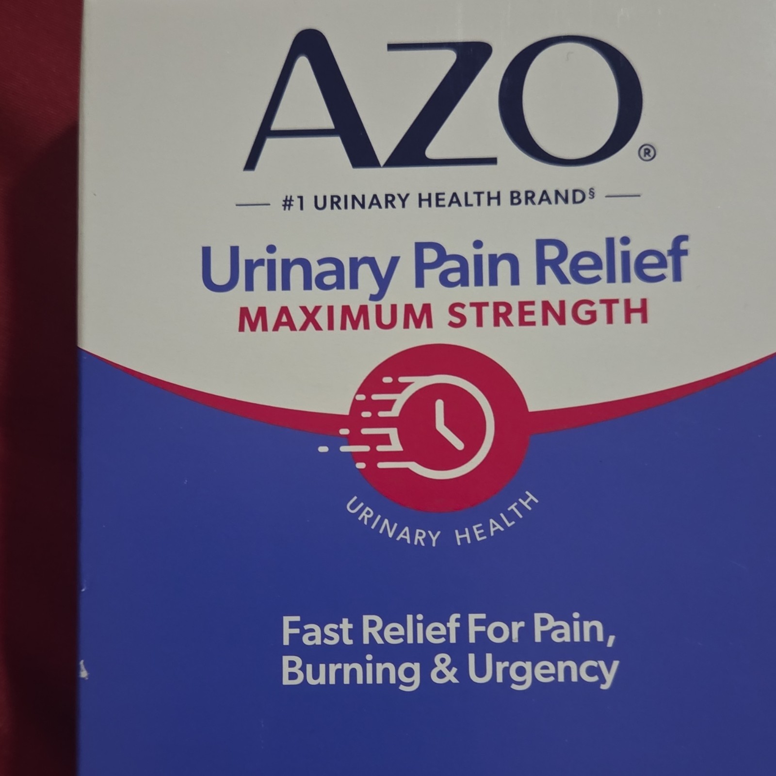 AZO Urinary Pain Relief Maximum Strength Phenazopyridine Hydrochloride 99.5 mg