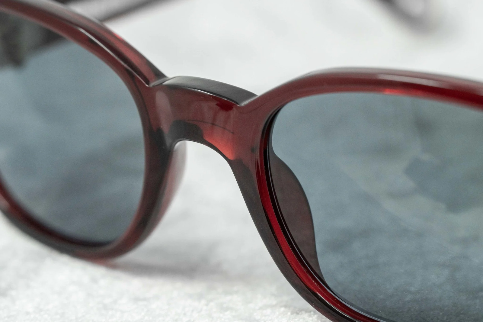Ann Demeulemeester Sunglasses Oval Red Silver and Blue