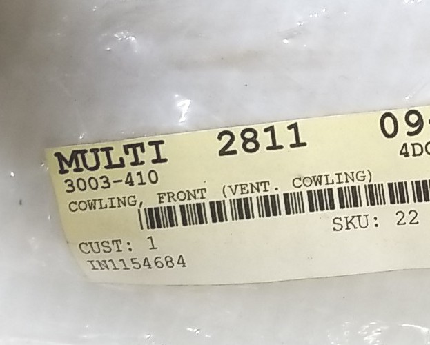NEW OEM ARCTIC CAT COWLING 3003-410