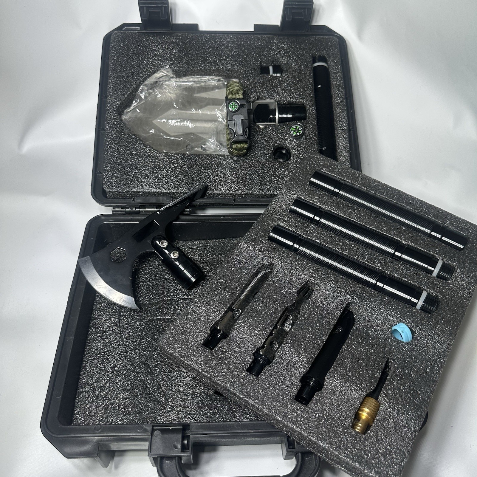 Multifunctional Tactical Camping Set W/Case 15Pieces