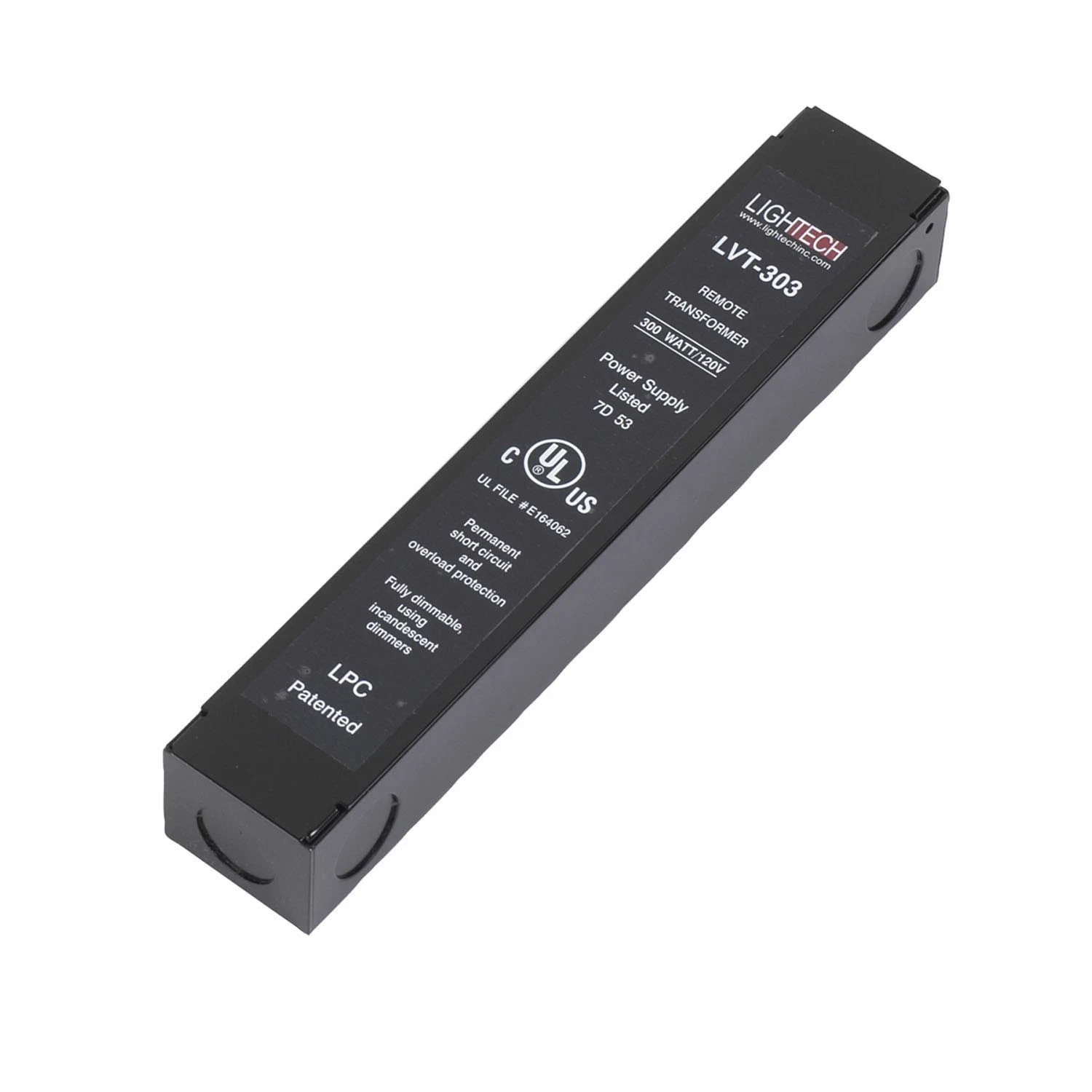 300W LIGHTECH 24V LVT-303 DIMMABLE ELECTRONIC TRANSFORMER