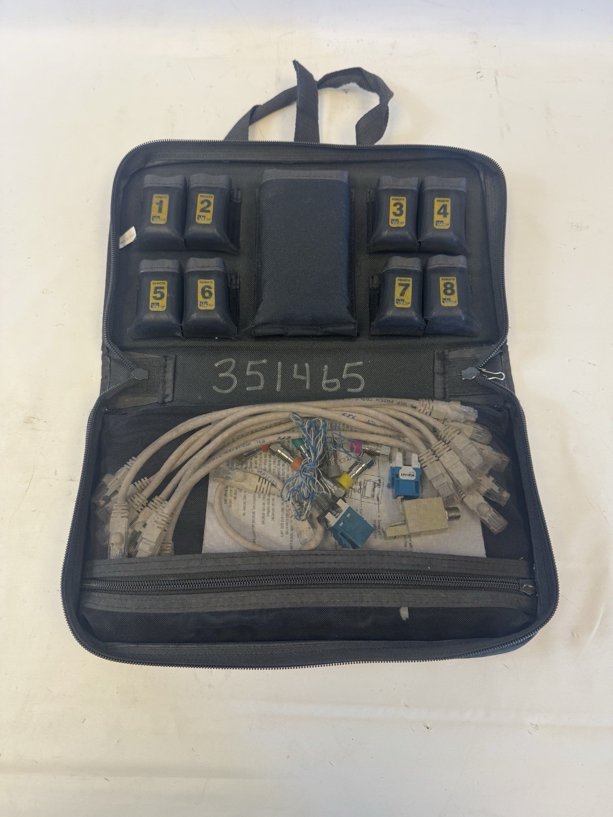 IDEAL LinkMaster PRO Cable Tester Kit with remotes 1-8 and cables