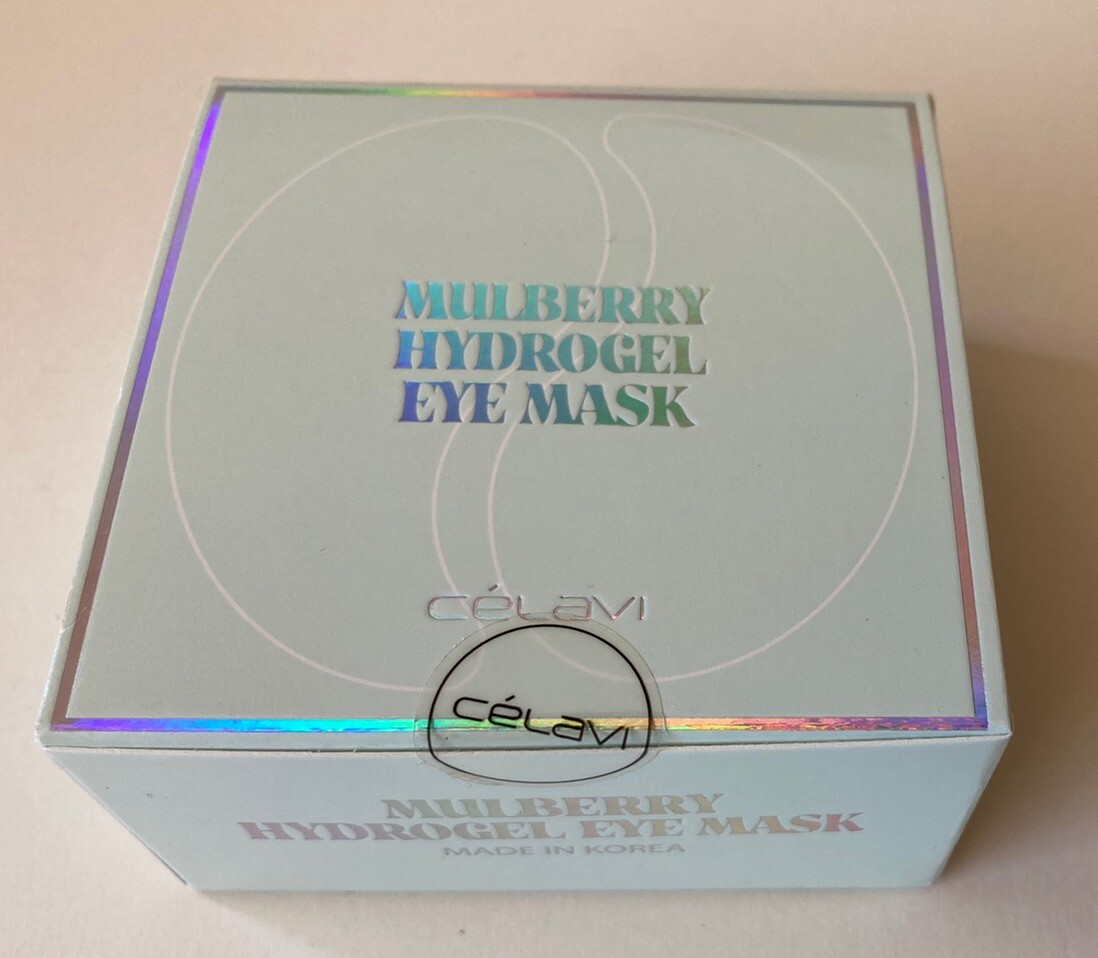 Mulberry Hydrogel Eye Mask Celavi Brand 40 Sheets New In Box