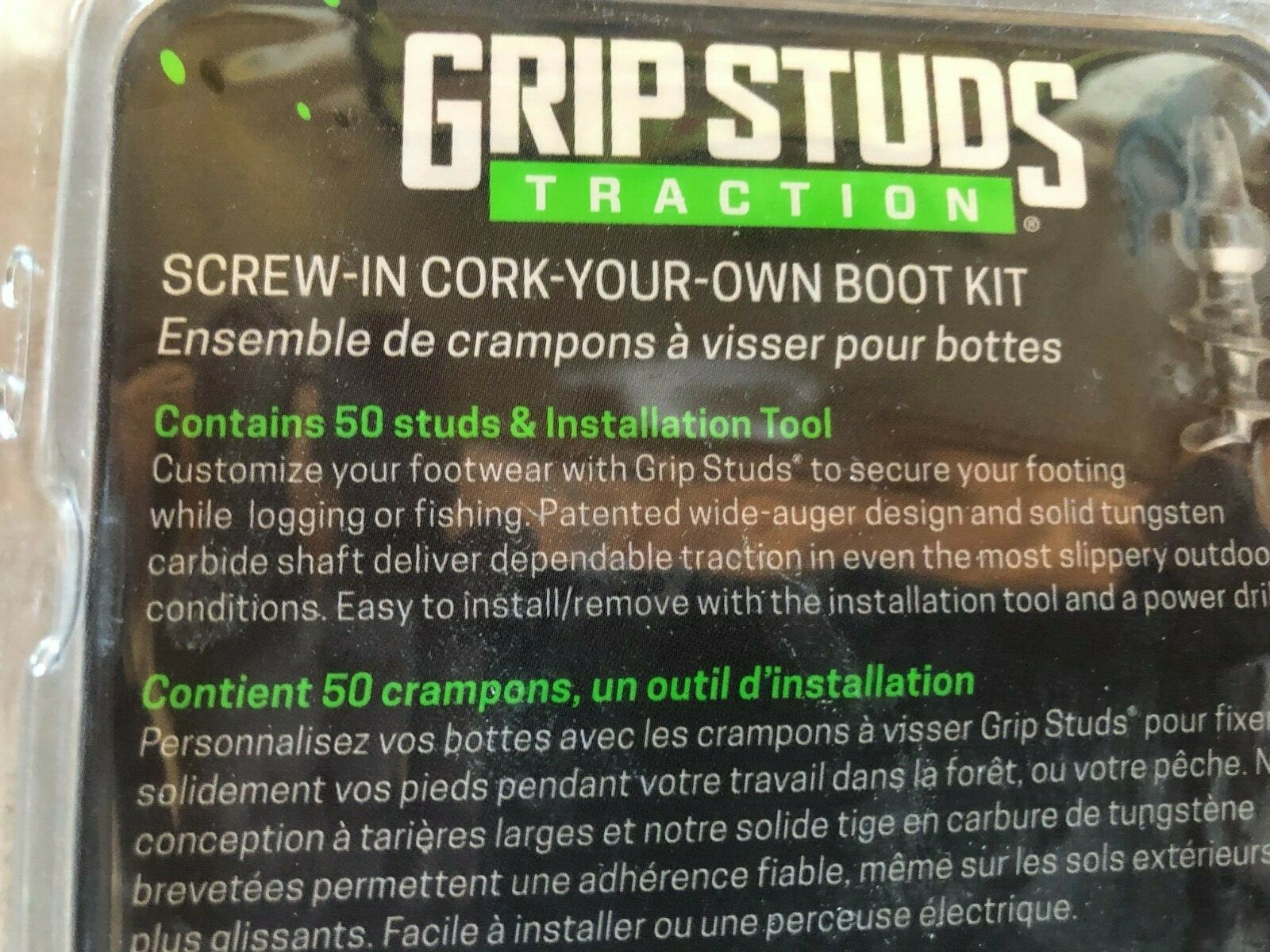 Gripstuds Surf Fishing Grip Studs #1800 bulk 50 pack Install tool Traction Boots