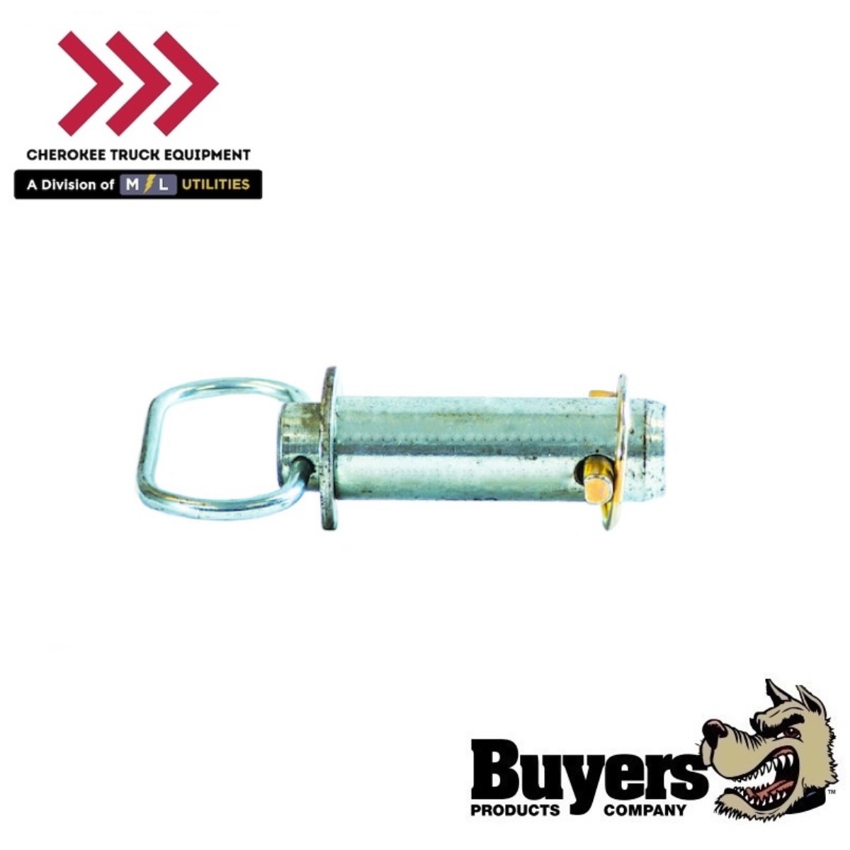 Buyers Products 66150 Hitch Pin Assembly - 1-1/4 dia x 2-3/4" Usable Length