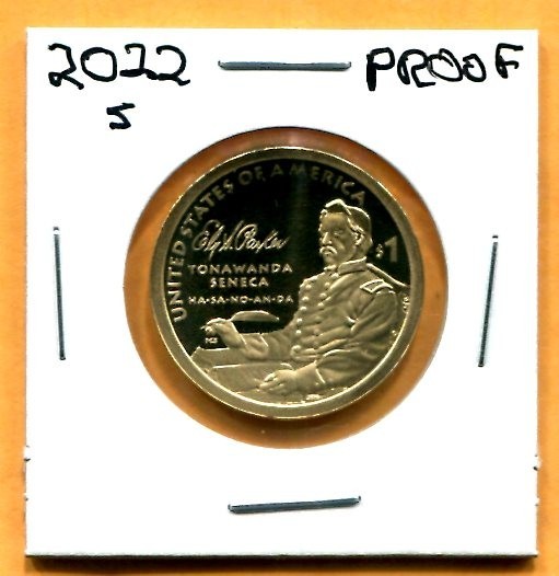 Gem 2022-S Proof Native American Dollar - Tonowanda Seneca Reverse