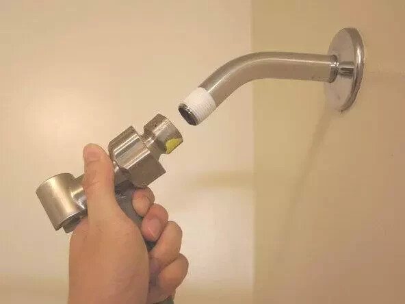 Black Modified High Pressure Shower Head 10.5gpm 6 Settings Hand Held