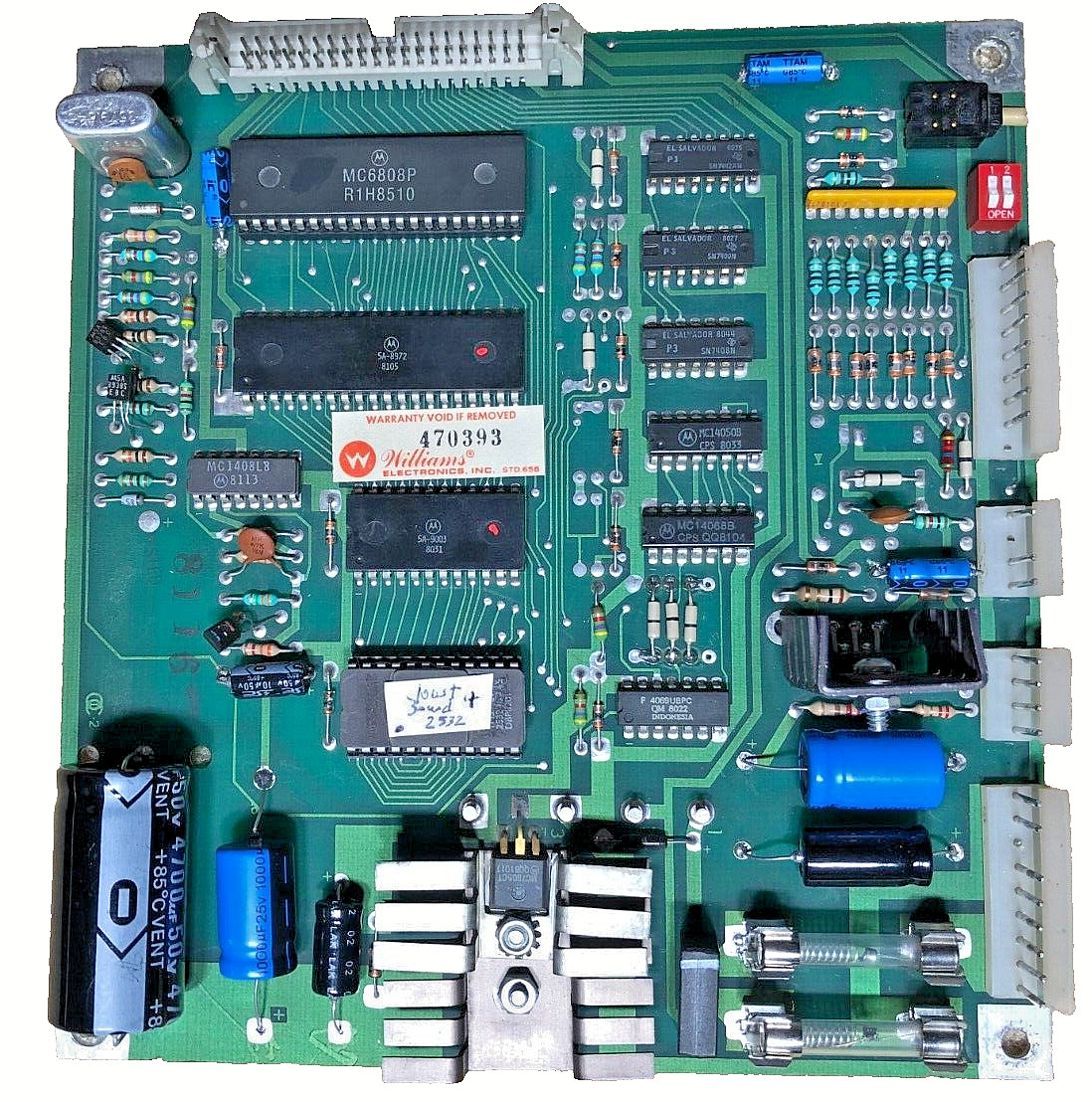 Joust complete PCB board set REPAIR ESTIMATE, BENCH TEST & RETURN SHIPPING