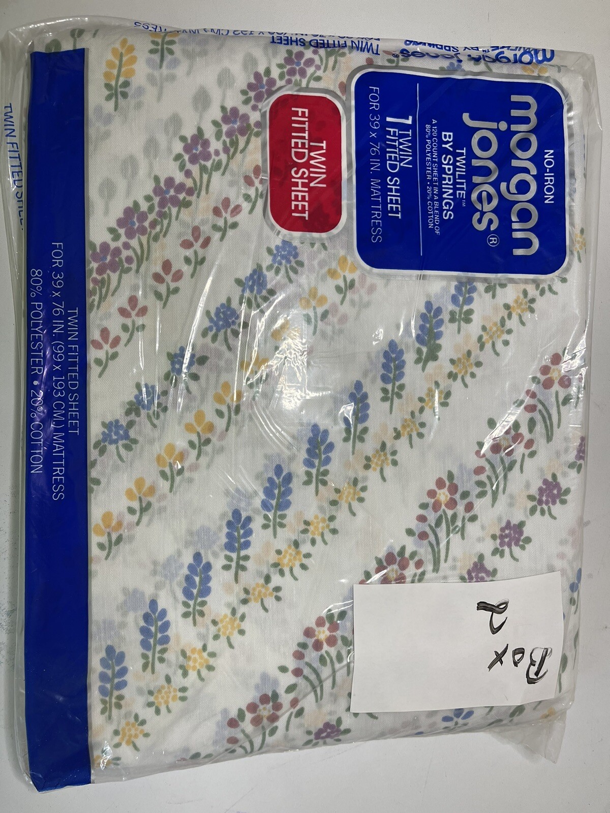 Morgan jones twin fitted sheet 39 x 76