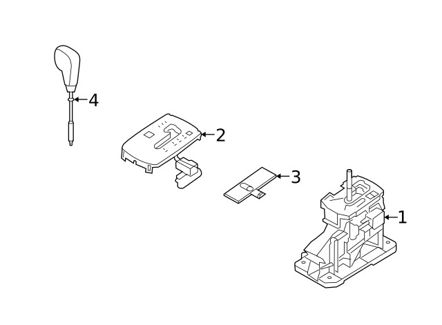 Genuine Volvo Automatic Transmission Shift Cover Plate 8699465