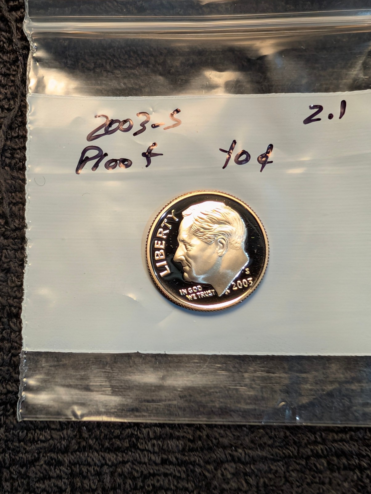 2003-S Proof Roosevelt Dime  ** From Proof Set **