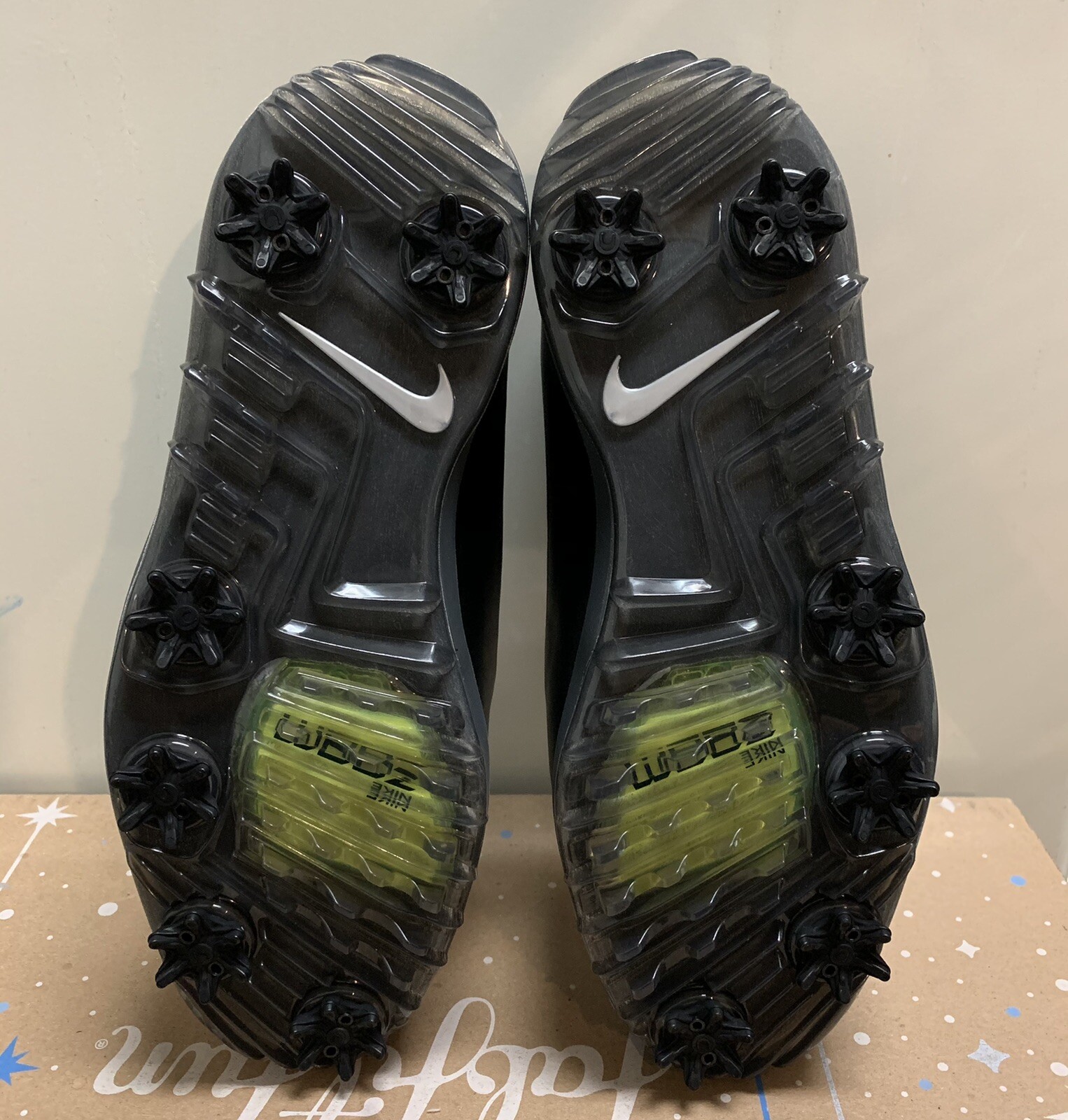 NIKE AIR ZOOM VICTORY TOUR GOLF SHOES AQ1478 001 BLACK/GREY MENS SIZE 9
