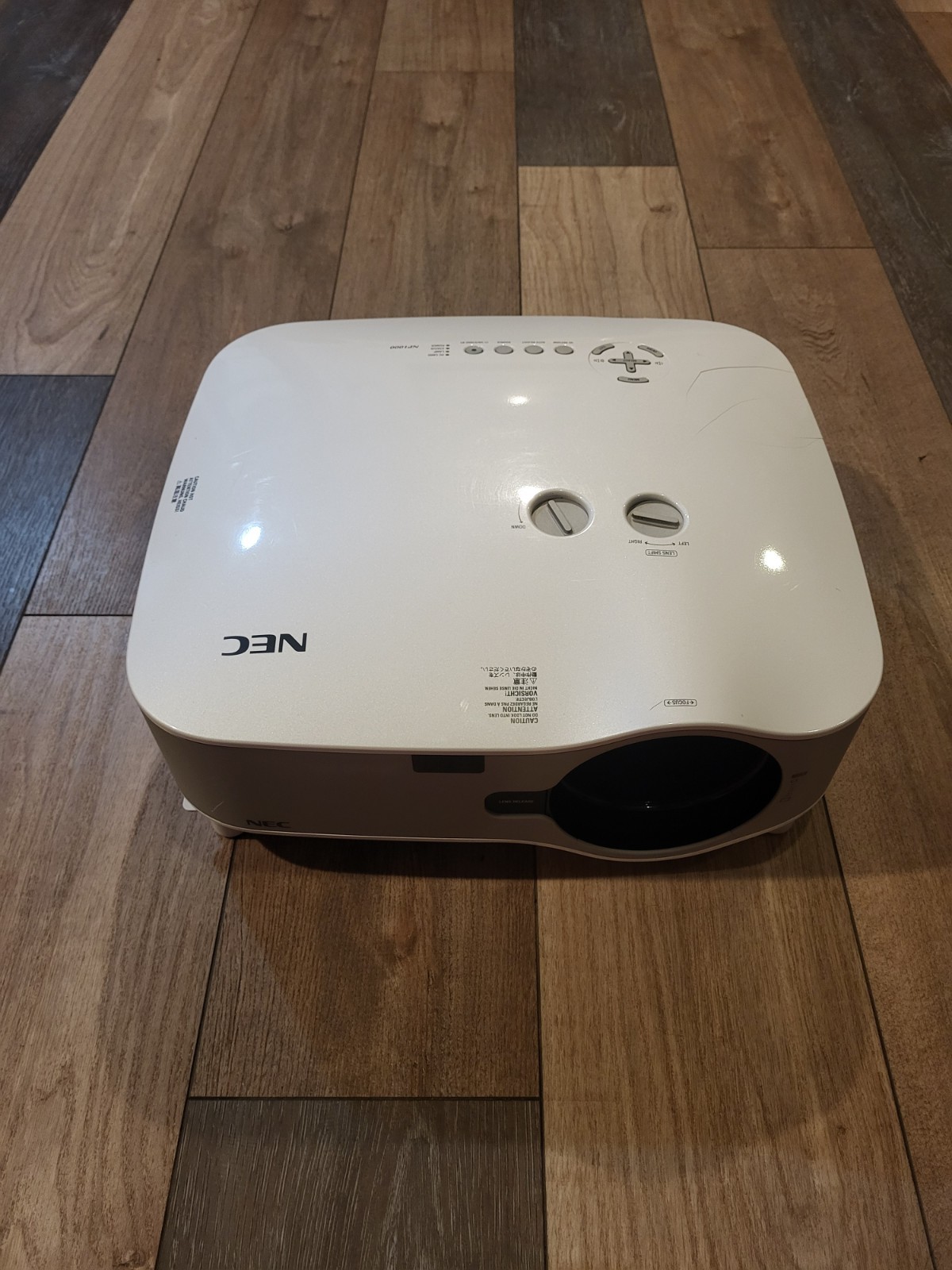 NEC NP 1000 Large Venue Projector No Lens Untested Parts Only Read