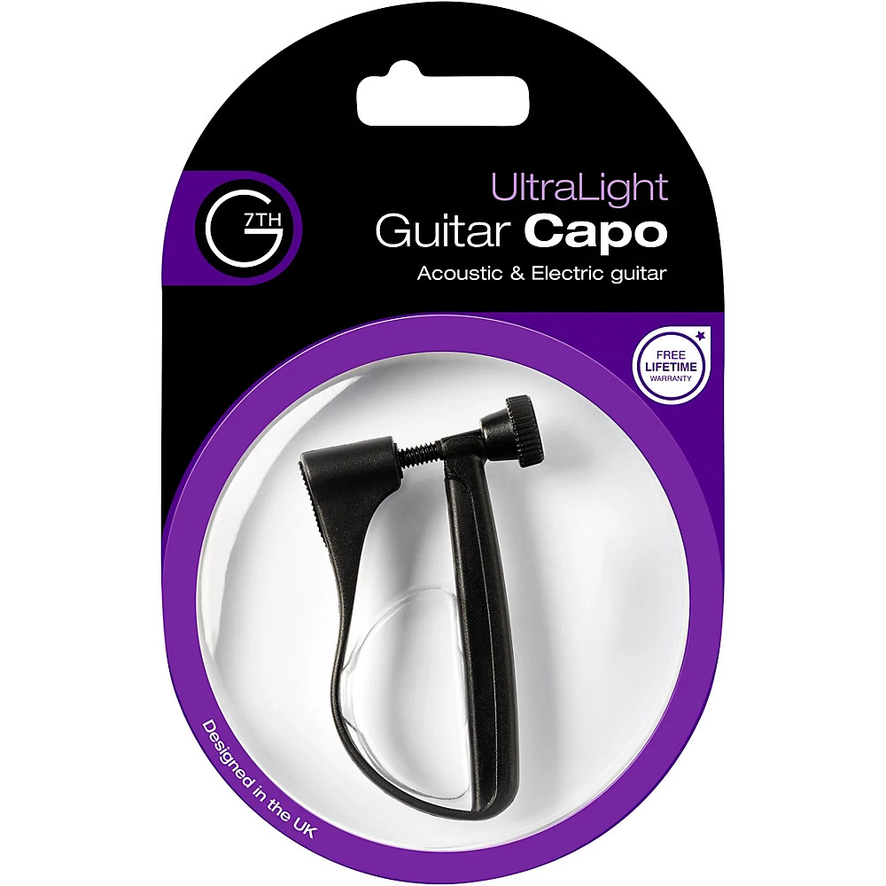 G7th UltraLight 6 String Black