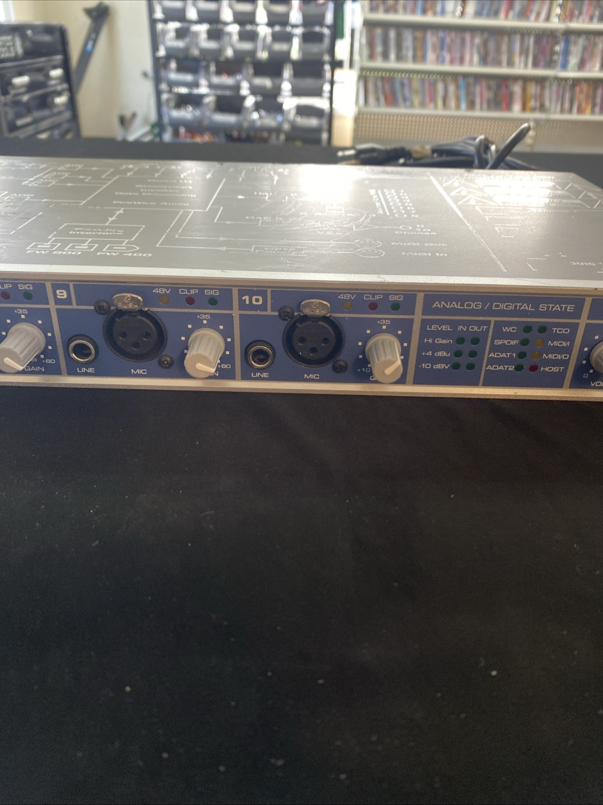 RME Fireface 800 Firewire 24 Bit 192 kHz Audio Interface With 4 Mic Pres