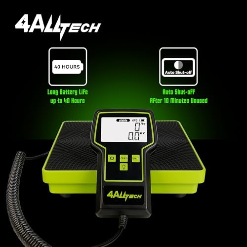 220 lb Digital Refrigerant Charging Scale