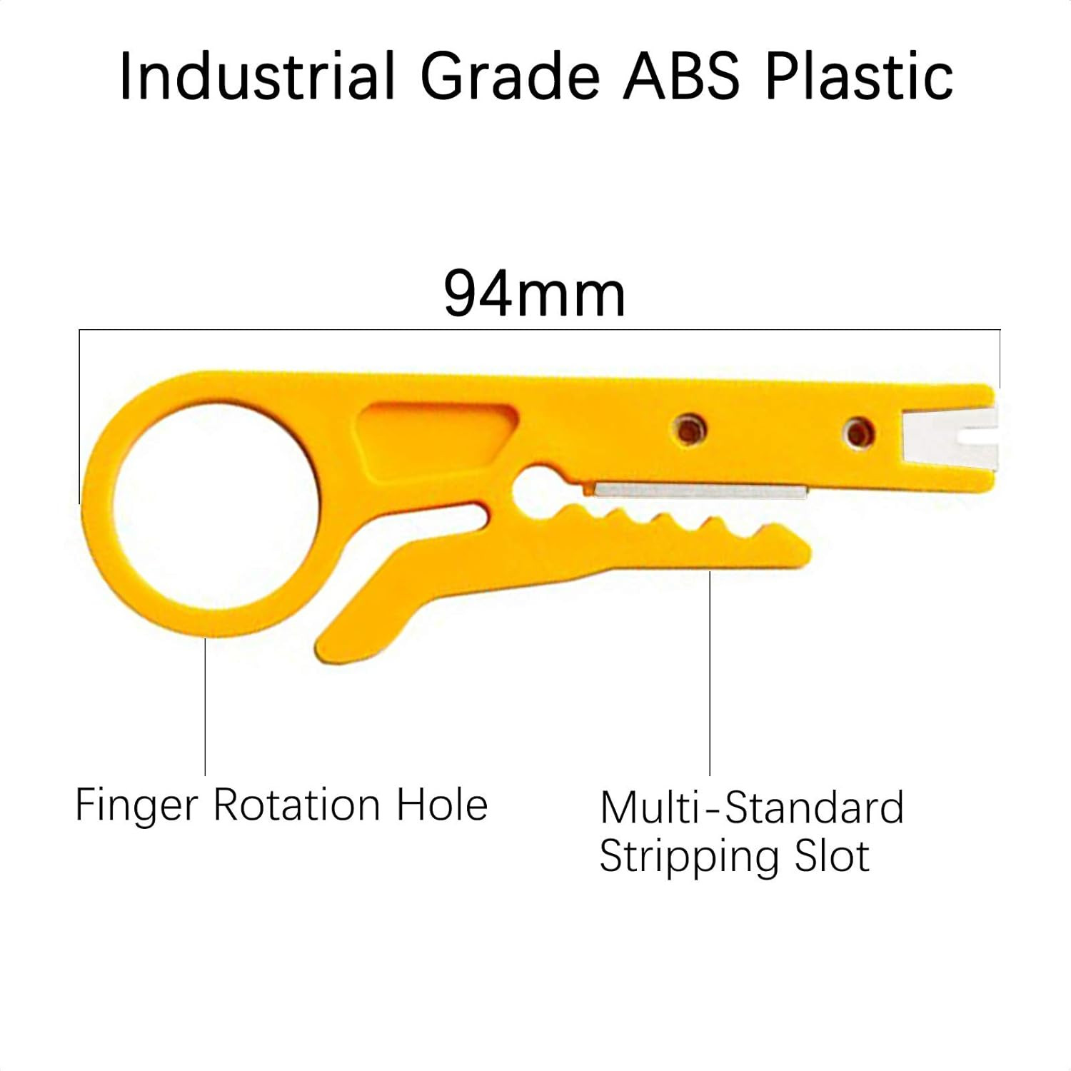 Mini Wire Stripper 3 Pack Network Wire Stripper Punch down Cutter for Network Wi