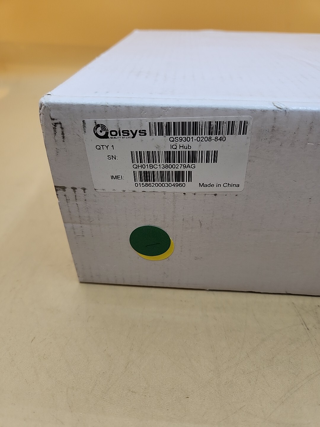 Qolsys QS9301-0208-840 IQ Hub PowerG Whole Home White New