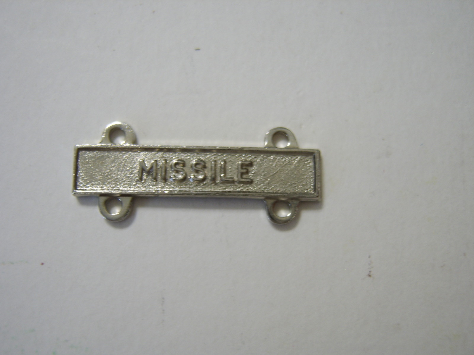 ARMY MISSILE QUALIFICATION BAR BRIGHT FINISH: K7