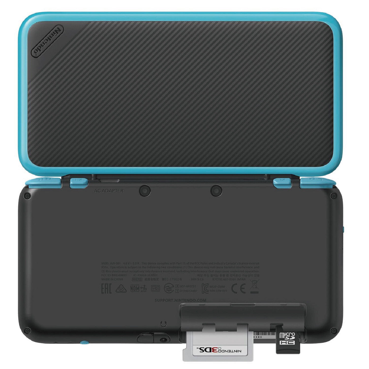 New Nintendo 2DS XL LL Case - Transparent Hard Shell Protective Clear Case Cover