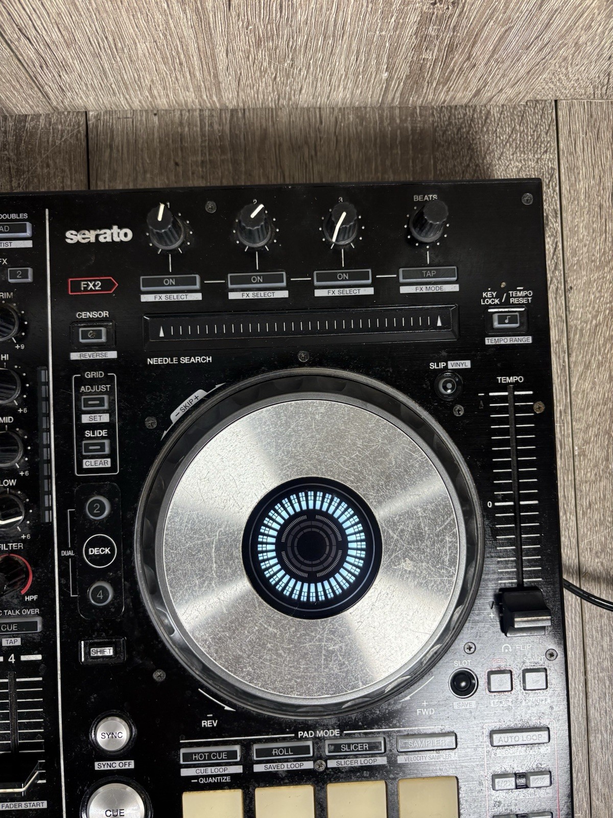 Pioneer DDJ-SX2 Performance DJ Controller With AC Power Adapter Tested.