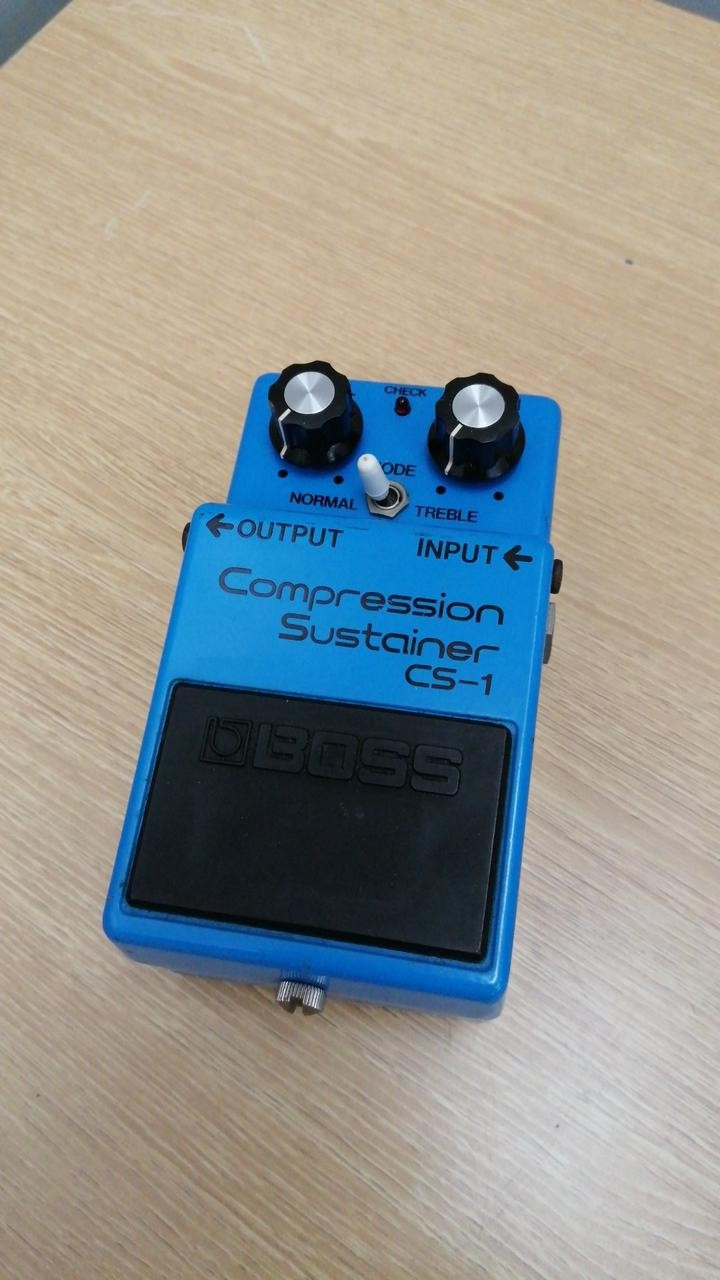 BOSS CS-1 Compressor Pedal Guitar Effects Pedal Used