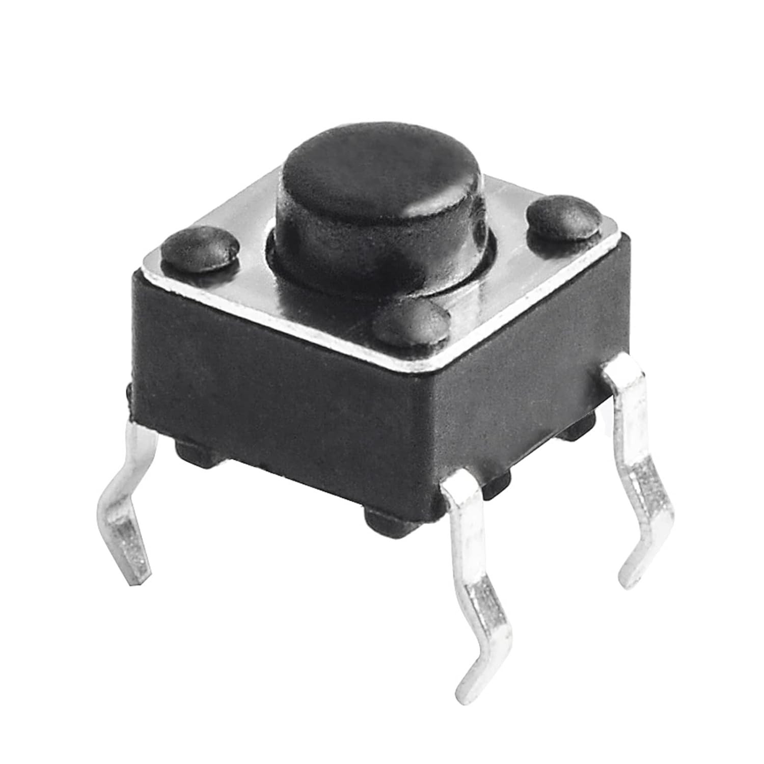 120 Pcs 6 x 6mm x 5mm Momentary Tactile Tact Push Button Switch for PCB 4 Pin...