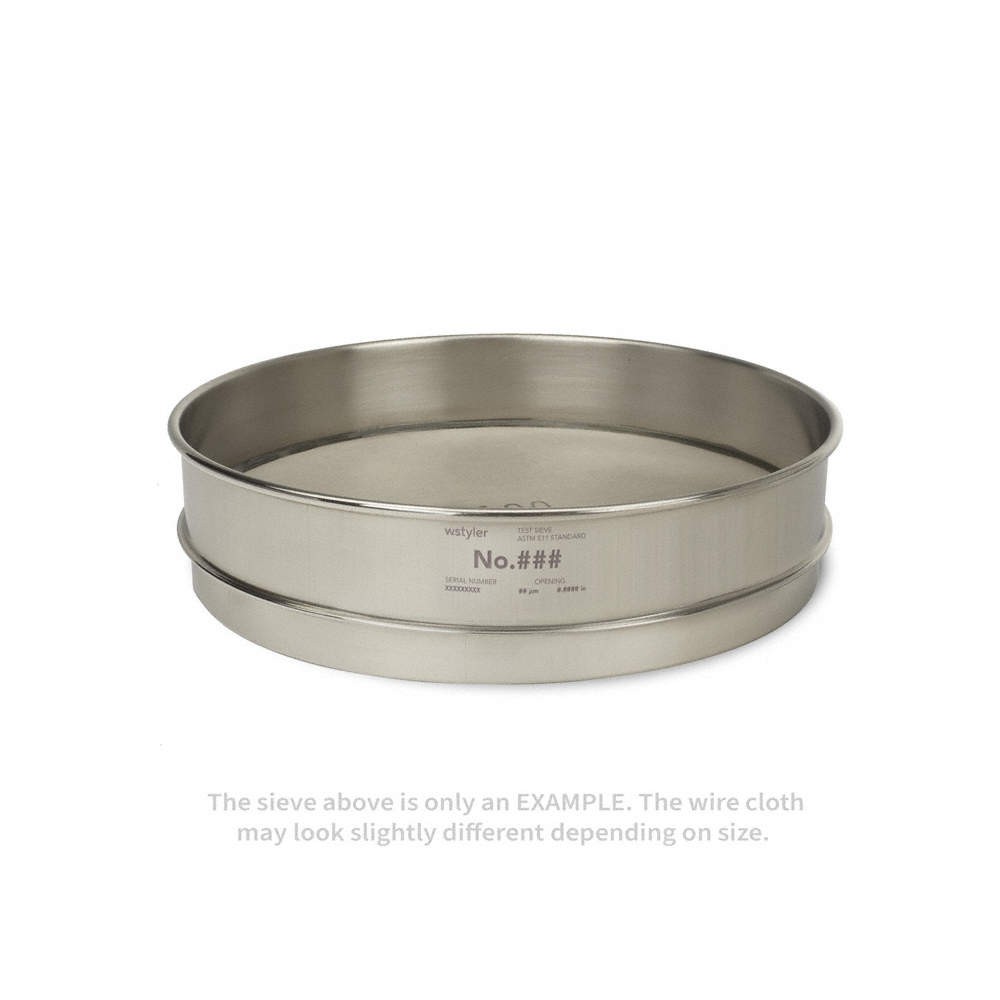 ADVANTECH 100SS12I Wire Cloth Laboratory Test Sieve,Fine 787A59