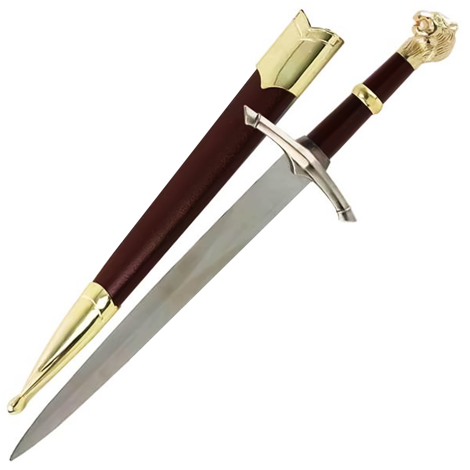 REPLICA GOLDEN LION DAGGER | CHRONICLES OF NARNIA PETERS KNIFE MOVIE COLLECTIBLE