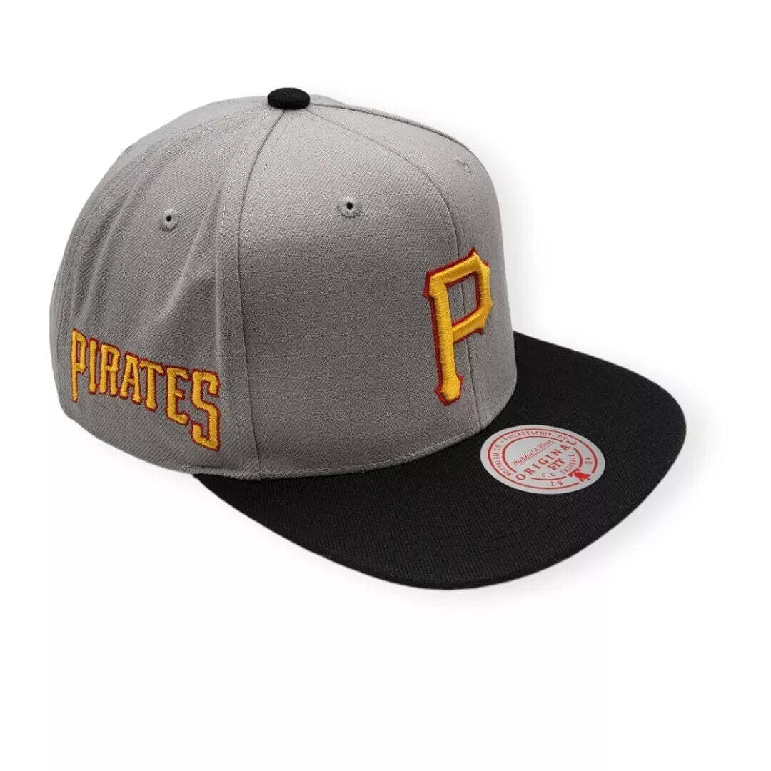 MENS MITCHELL & NESS MLB AWAY SNAPBACK COOP PIRATES