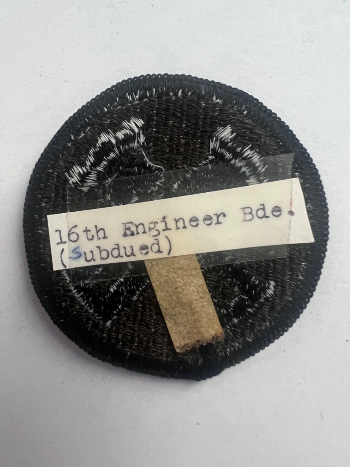 16th Engineer Brigade Subdued US Army Patch