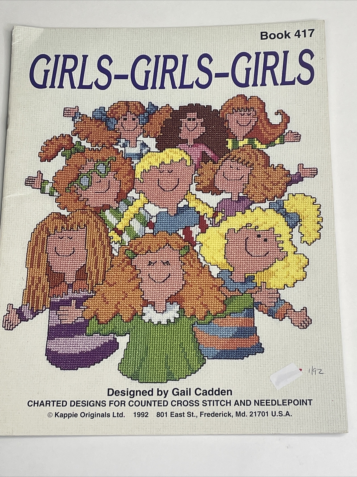 Kappie Originals Girls Girls Girls Book 417 Cross Stitch Pattern