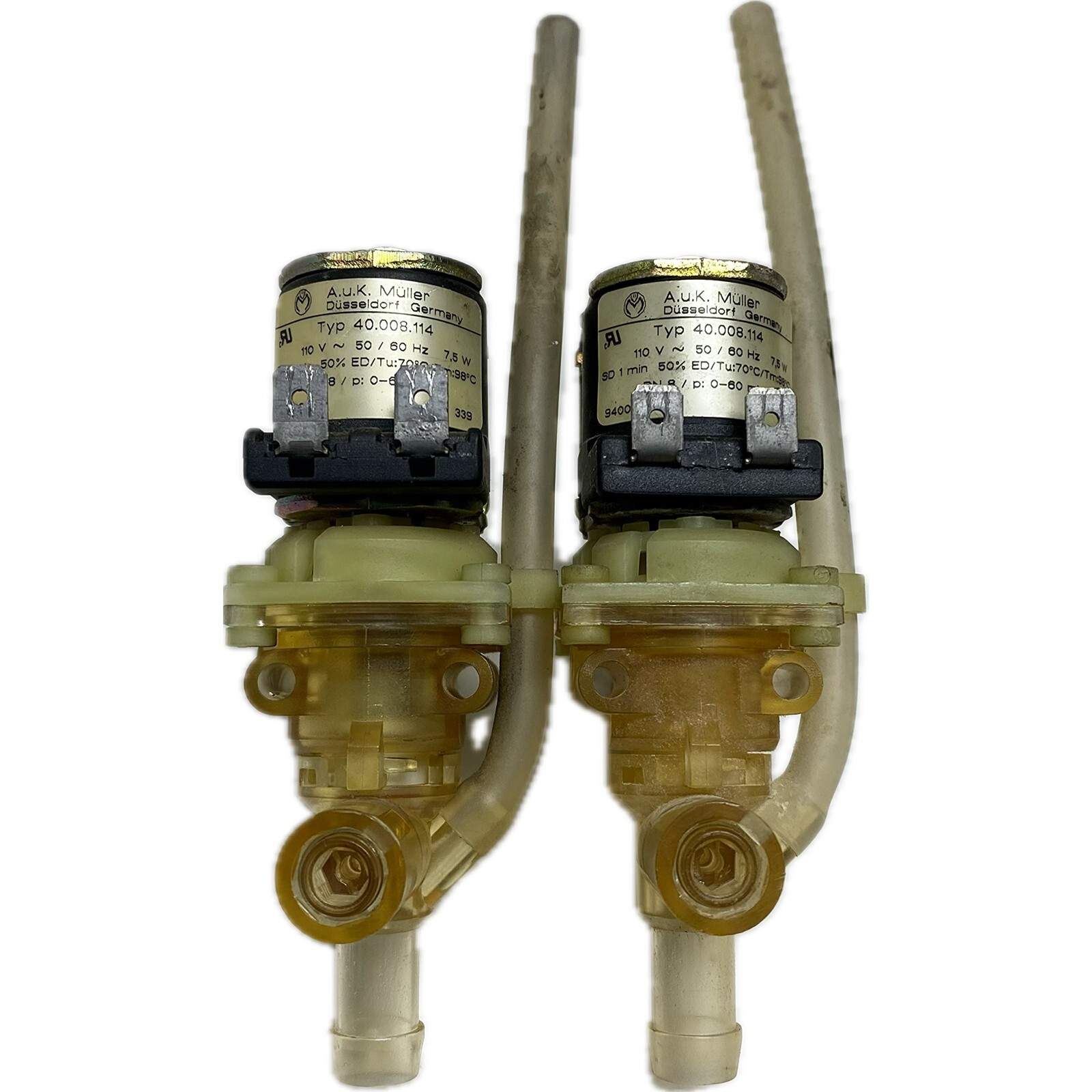 Grindmaster Cecilware 40.008.111 Dump Valve 7.5W 110V 50/60HZ ( 2 PACK, USED )