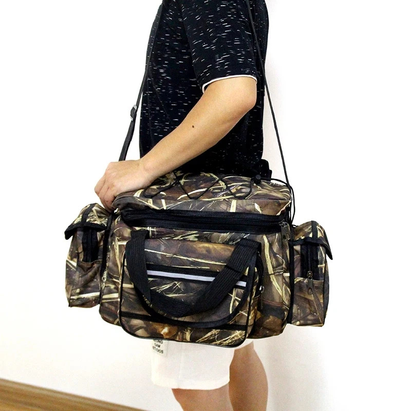 50*30*25cm Waterproof Fishing Bag Nylon Large Capacity Multi-Purpose Fishing