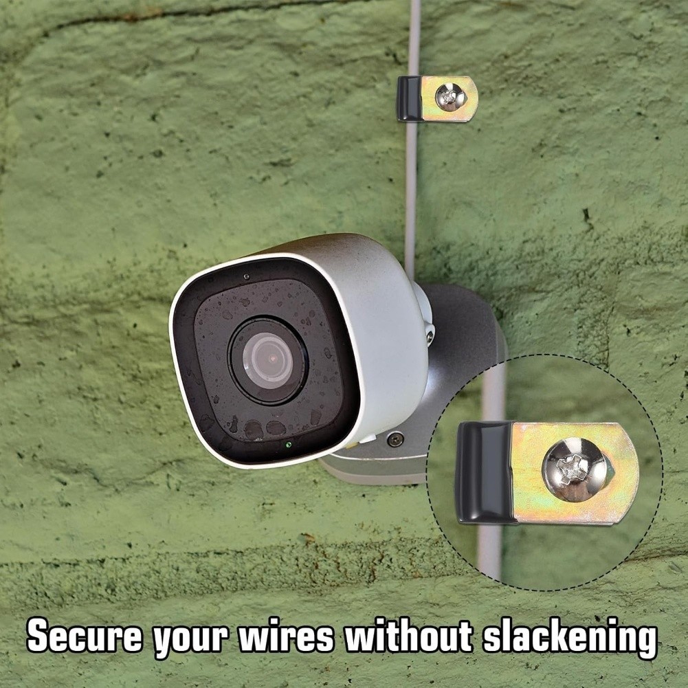1/4-inch Cable Clamp Rubber-coated Insulation Cushioned Grip Protection