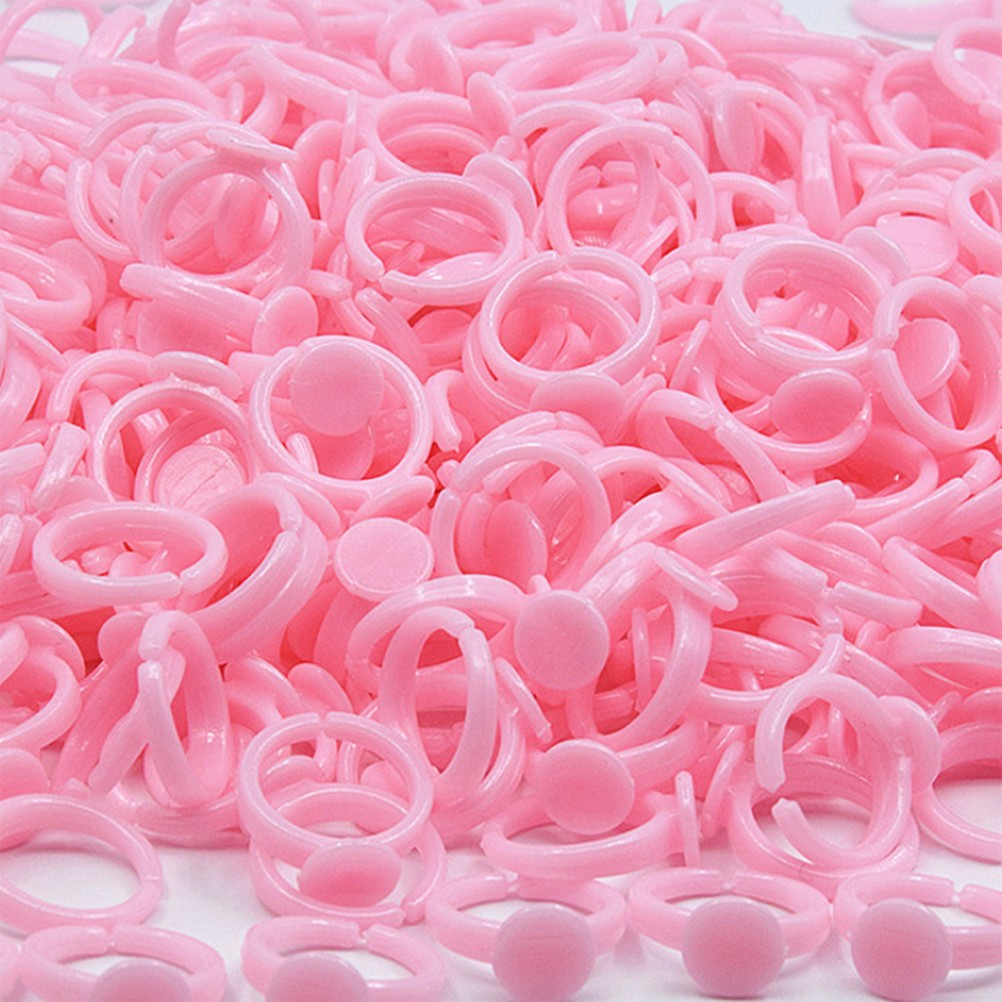 100 Pcs Children's Party Rings Kids Jewelry for Girls Adjustable Holder