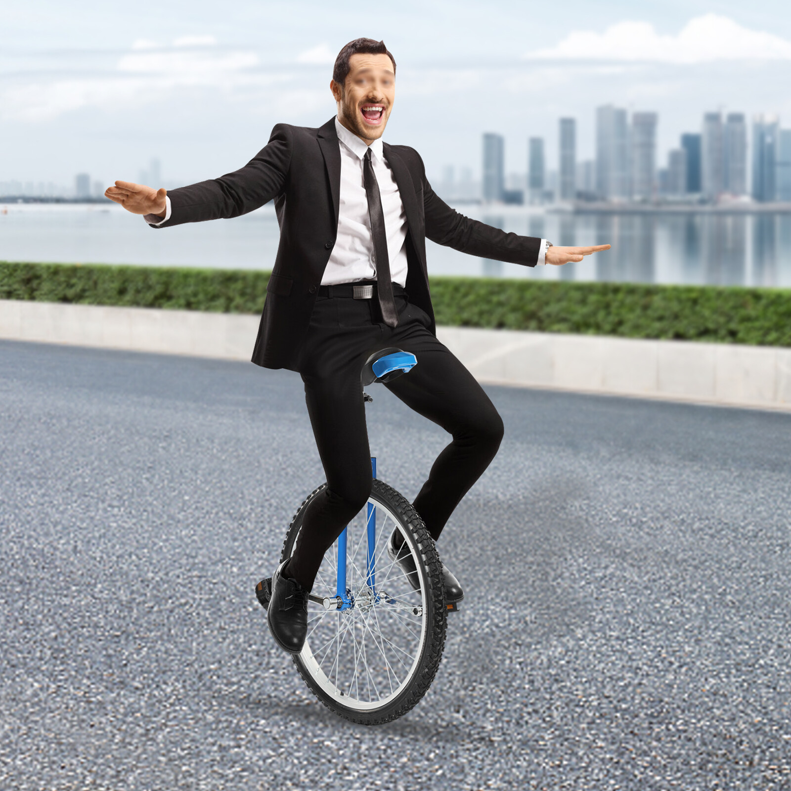 New Adjustable Height Seat Fitness Bike Cycling 24 in Exercise Bicycle Unicycle