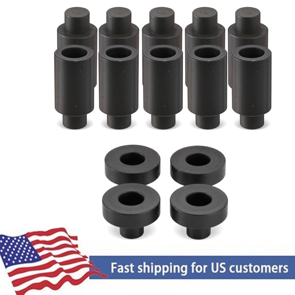 5/8 in Steel Welding Table Locating Pin Kit | 14pcs, 10 Tall Pins, 4 Short Piece