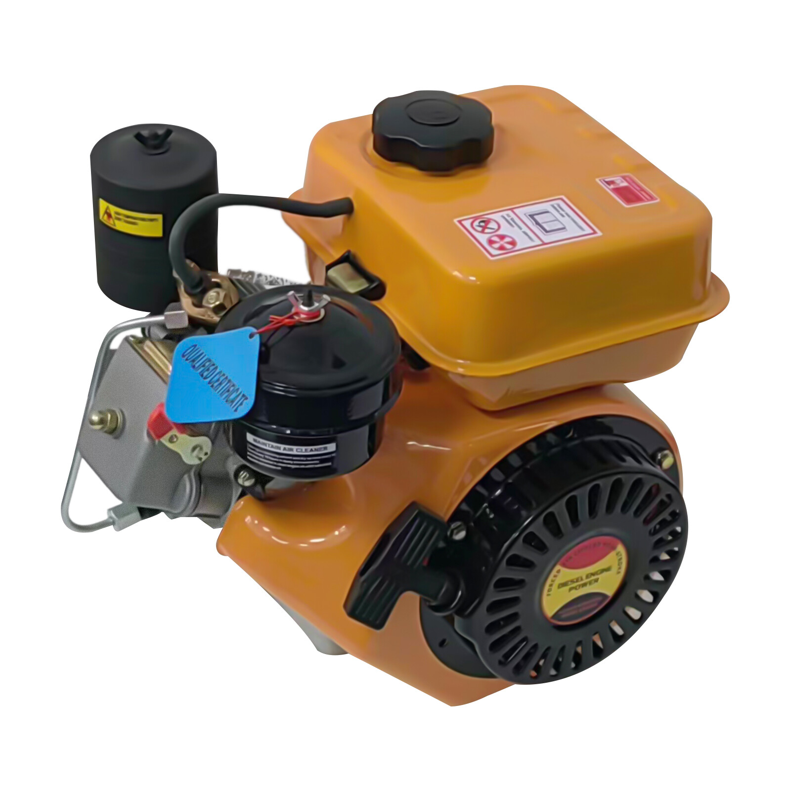 4 Stroke 3HP Diesel Engine OHV Motor Air-cooled Single Cylinder Pull Start 196cc