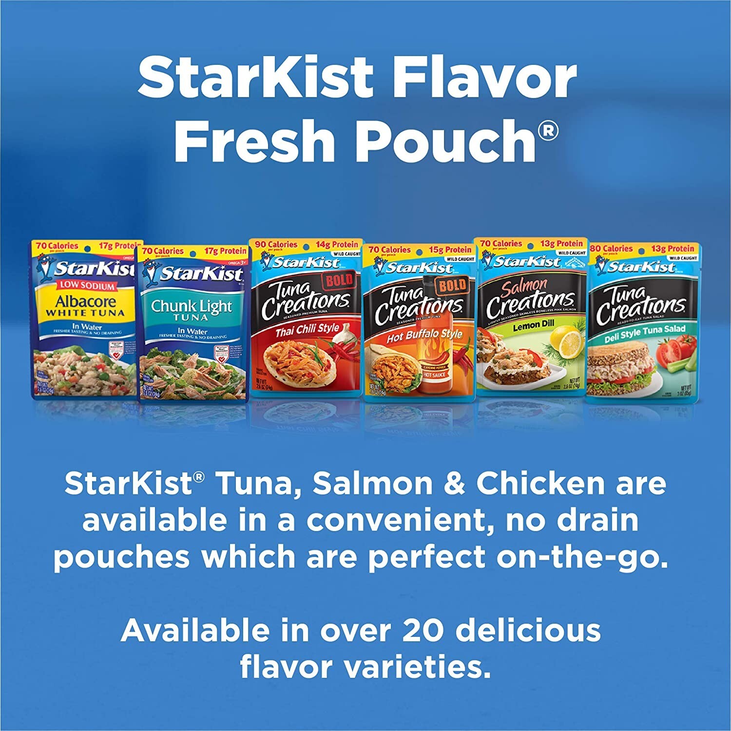 StarKist Premium White Chicken - 2.6 oz Pouch (Pack of 2)