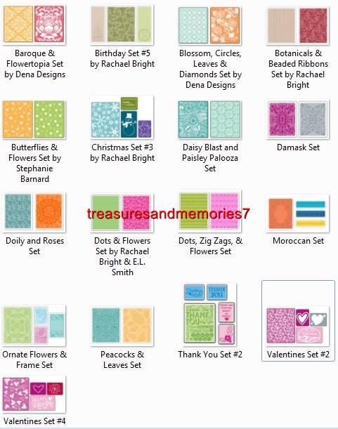 Sizzix TEXTURED IMPRESSIONS EMBOSSING FOLDERS - You Choose! Huge Selection!