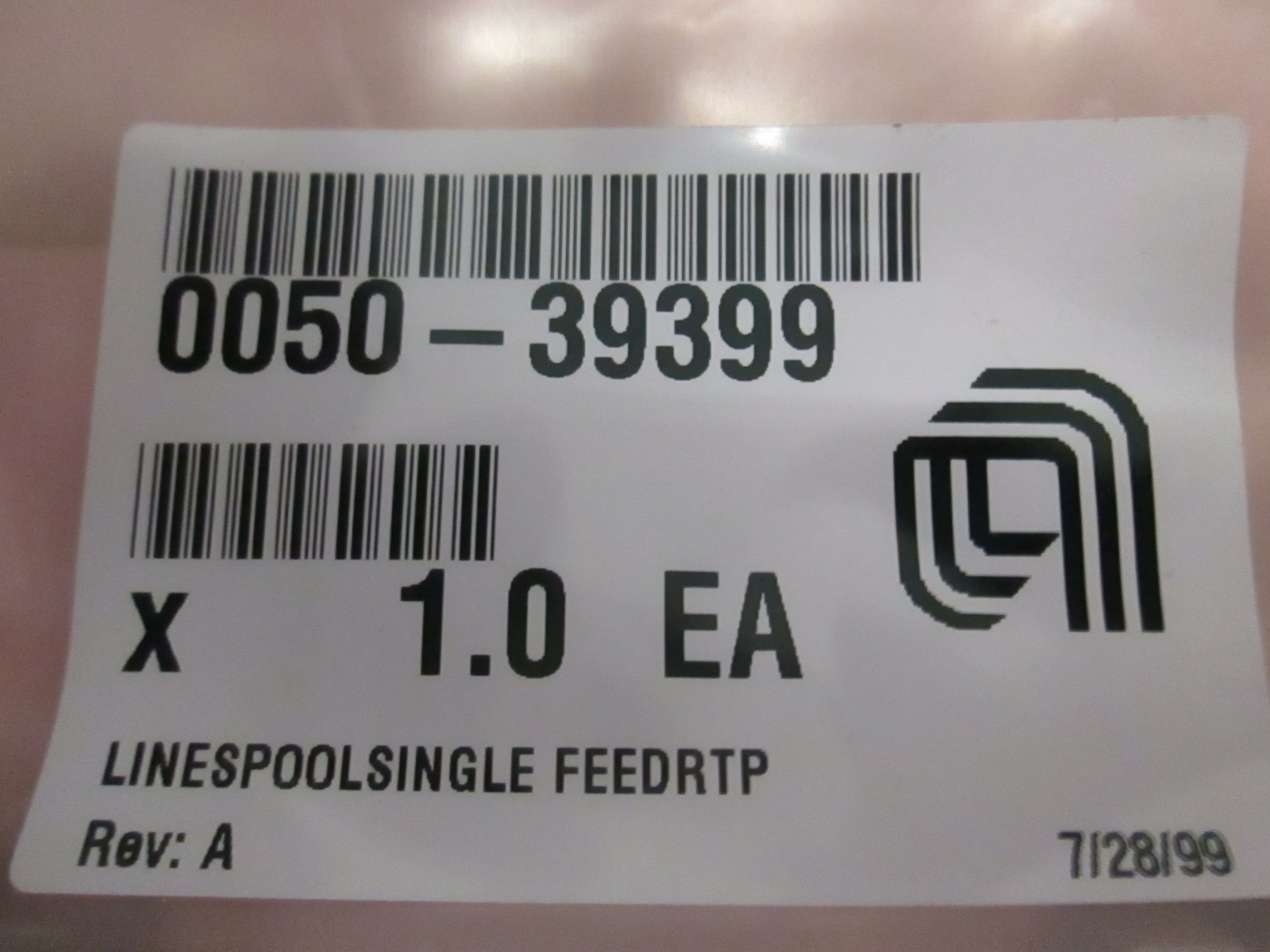 AMAT, LINE,SPOOL,SINGLE FEED,RTP, 0050-39399, New