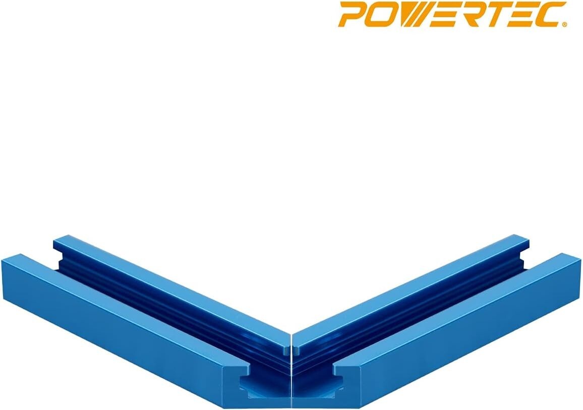 POWERTEC 71704 T-Track Intersection Kit with Mounting Screws, 2 Sets