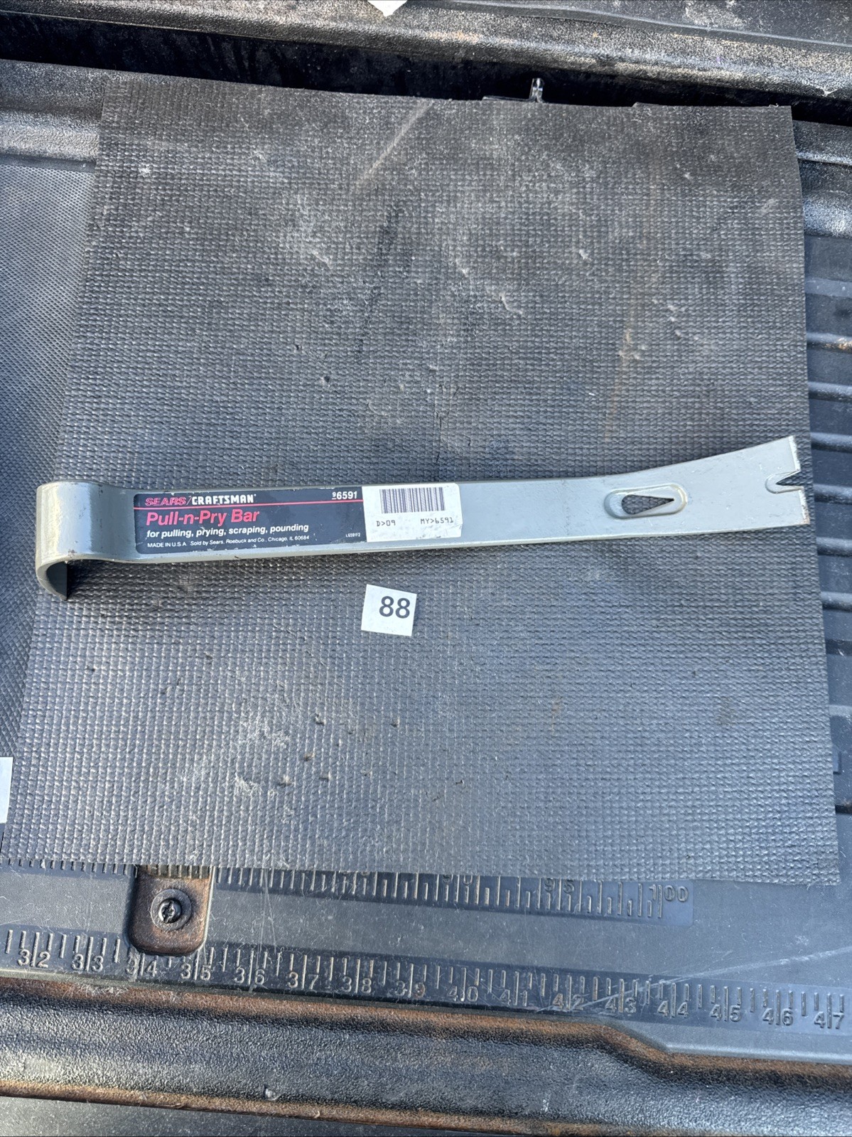Sears Craftsman USA Nos Pull N Pry Bar 65911 16” Nails Hammer