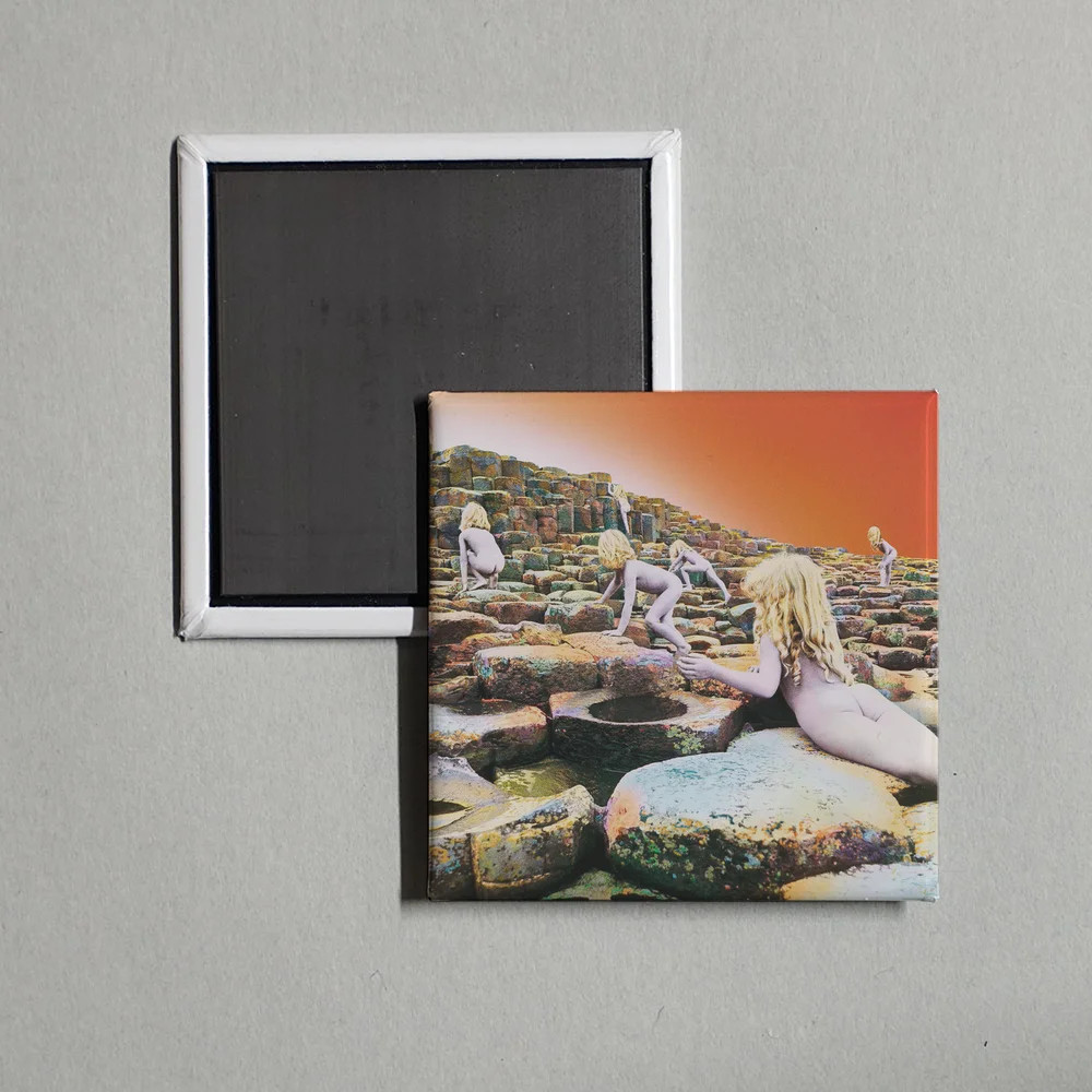 Led Zeppelin - Houses of the Holy Album Cover Locker Fridge Magnet