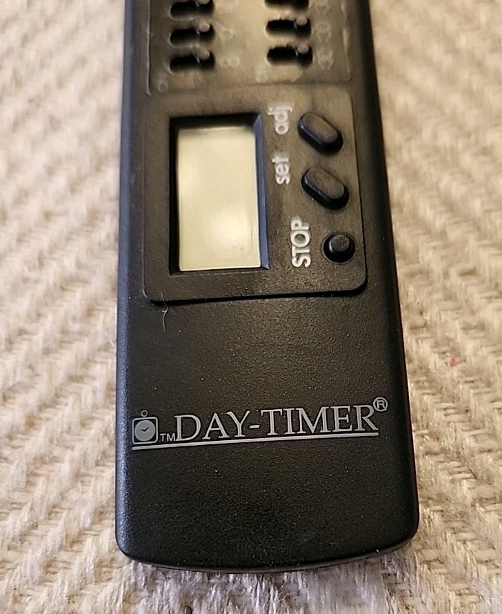DAY-TIMER ~ Polder Brand Black 3 in 1 ~ Clock, Timer and Stopwatch ~ New