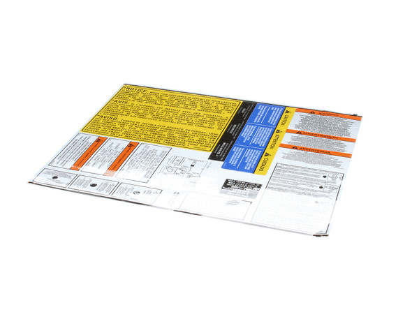A6100201 Pitco Label,Sheet Gas 7,14,18,14R,14C Genuine OEM PTA6100201
